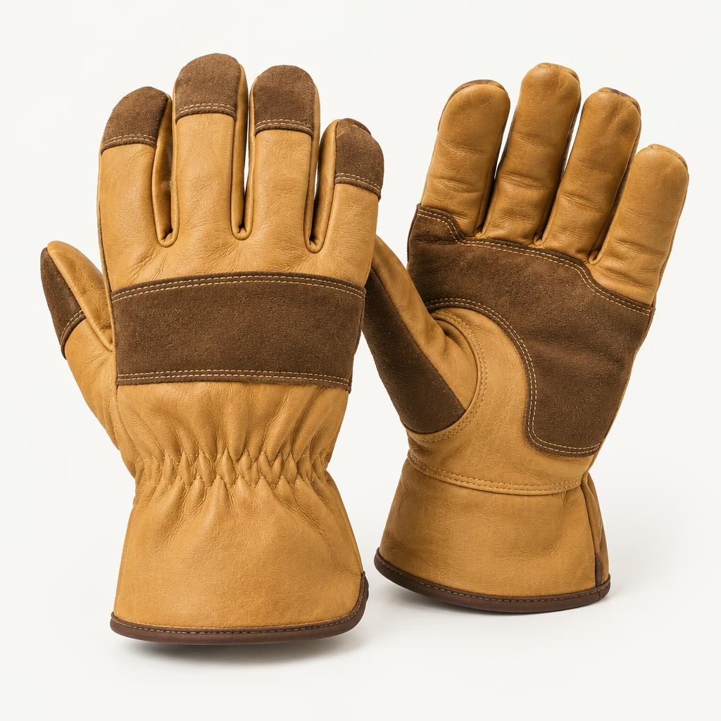 Lederhandschuhe für die Holzarbeit