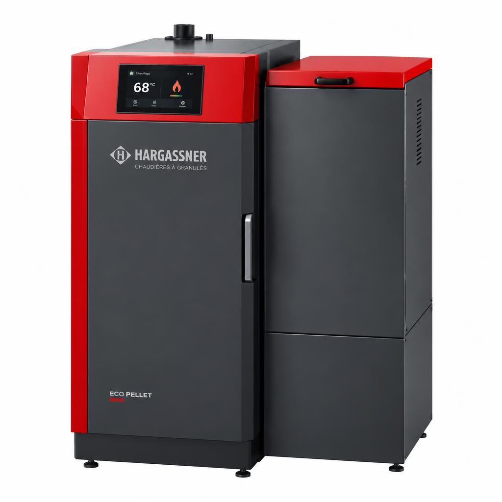 Automatischer Pellet-Zentralheizkessel, 18 kW