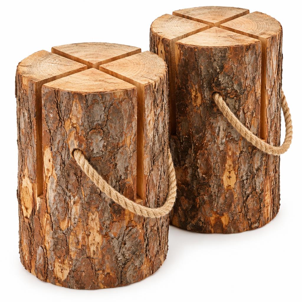 Paket mit 2 Schwedenfeuern für Garten und Terrasse